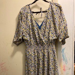 Staccato Floral Dress Size M NWOT